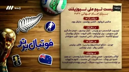 بررسی لیست تیم ملی نیوزلند با مسلمان و اکبرپور