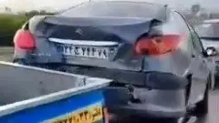 علت تصادف زنجیره ای جاده قزوین اعلام شد / چگونه 38 خودرو در هم گره خوردند