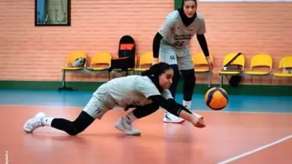 چالش بامزه دختران ملی‌پوش والیبال با متر!
