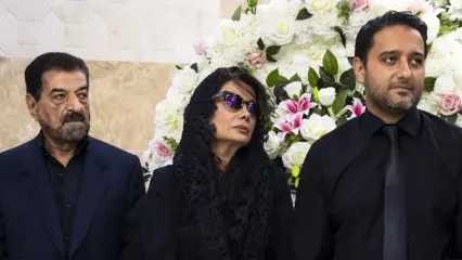 نگاهی به حضور بازیگران و هنرمندان در مراسم ختم بهروز رضوی برادر عاطفه رضوی؛از نرگس محمدی تا آزیتا حاجیان و فاطمه مهاجرانی سخنگوی دولت