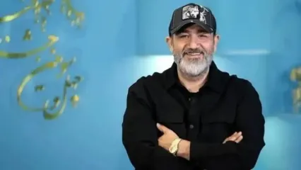 تصویری از سینه‌زنی مهران غفوریان در بازار تهران