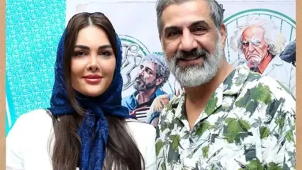 رفتار عجیب همسر محمد نادری در یک مراسم سوژه شد