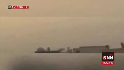 ویدیوی منتشرشده در منابع عربی از اصابت موشک به پایگاه آمریکا در بحرین
