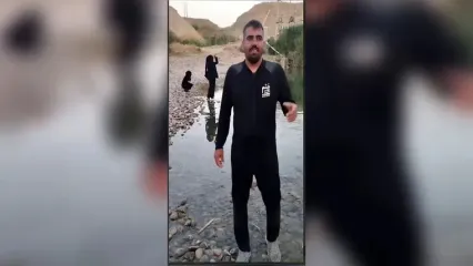 فیلم تلاش امدادگران برای یافتن جوان 41 ساله غرق‌شده در رودخانه سیمره