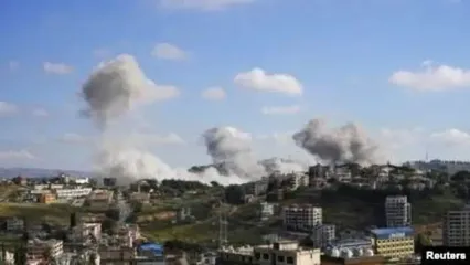 حملات سنگین اسرائیل به نبطیه لبنان