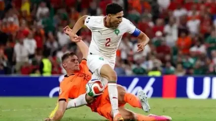 مراکشی‌ها وسط آمستردام جشن حذف هلند را گرفتند!