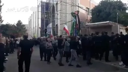 آیین عاشورایی «مافی» در زیاران قزوین برگزار شد
