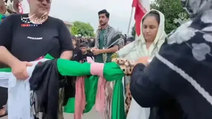 نذری اهل سنت گلستان روستای قوینلی گنبدکاووس همزمان با عاشورای حسینی