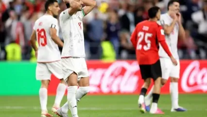 شادی نافرجام بازیکنان تیم ملی هنگام گل سوم الجزایر!