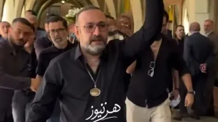 گریه‌های مهرداد ضیایی در سوگ همسرش بند نیامد