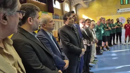 صحبت‌های احمد دنیامالی با ملی‌پوشان جوان هندبال در خانه هندبال