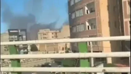 فیلم آتش سوزی شدید در ارومیه