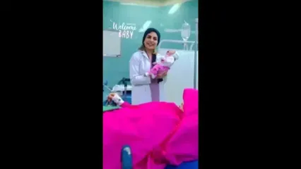 فیلم زایمان کوچولوترین مادر ایرانی ! / مادر خودش هنوز عروسک بود! / الیسا در آغوش خانم دکتر