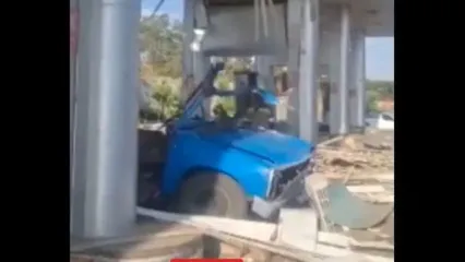 انفجار خودرو در جایگاه سوختگیری تهرانپارس
