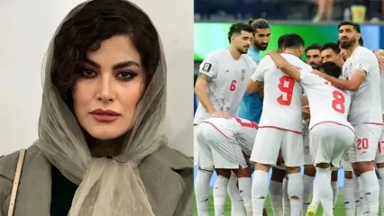 حمایت ویژه این خانم بازیگر ایرانی از تیم ملی در جام جهانی / دوست دارم با مسی برم سر قرار شام