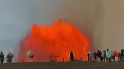 فوران آتشفشان کیلاویا در هاوایی