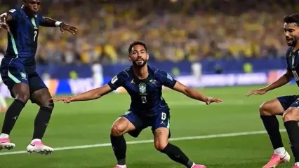 جشن ساحلی برزیلی‌ها پس از برد مقتدرانه