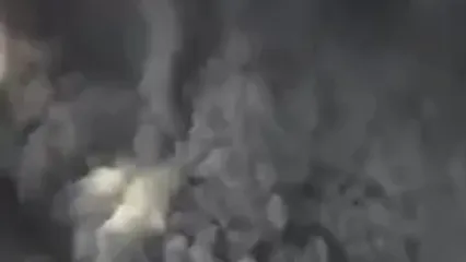 فوران آتشفشان فوئگو در گواتمالا از دید پهپاد
