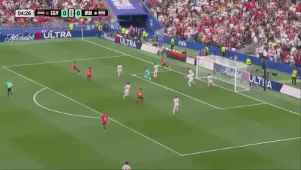 گل اول مصر به ایران توسط محمود صابر