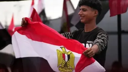 حمایت مردم غزه از تیم ملی مصر مقابل ایران