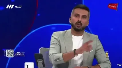 فحاشی میثاقی به مخالفان تیم‌ملی روی آنتن زنده