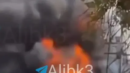 تصاویری از هدف قرار گرفتن نیروگاه برق کویت