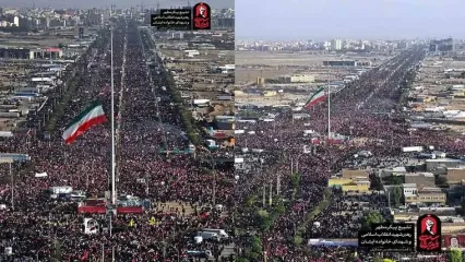 تصاویر آخرین زیارت امام شهید ایران‌ بر فراز حرم حضرت معصومه(س)