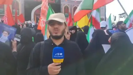 مردم در میدان آزادی، منتظر آخرین دیدار با آقای شهید ایران