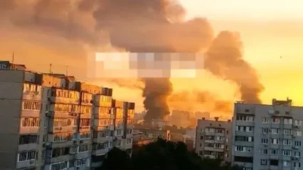 تصاویری از صبحِ کی‌یف پس از حملات گسترده روسیه