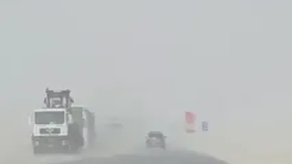 وقوع طوفان شن گسترده وحشتناک در عمان