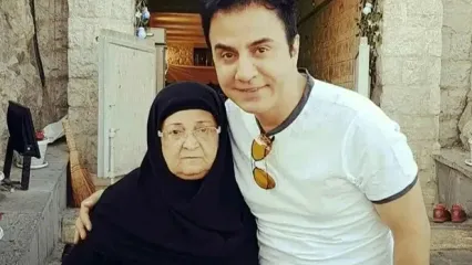 اشک‌های تلخ داریوش فرضیایی در خاکسپاری مادرش