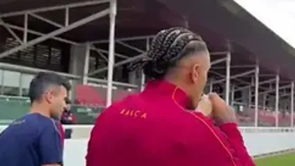 ویدئو: بازگشت پرانرژی رافینیا به تمرینات بارسا