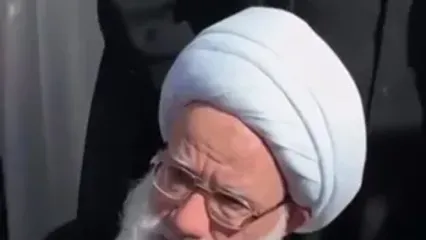 حضور آیت الله یعقوبی در تشییع قائد شهید امت در نجف اشرف