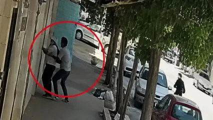 فیلم جدال دختر جوان مشهدی با موبایل قاپ در خیابان