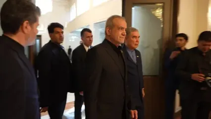 دیدار رهبر ملی ترکمنستان با دکتر پزشکیان