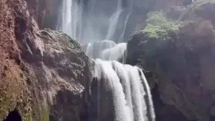 فیلم از طبیعت زیبای آبشار اوزود مراکش