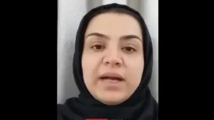 آناهیتا آذرشب پیام ویدئویی منتشر کرد
