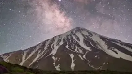 نماهایی از قله دماوند