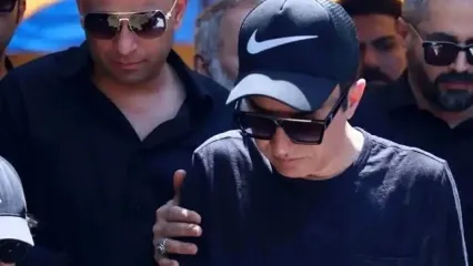 حضور پرتعداد هنرمندان در ختم مادر عمو پورنگ