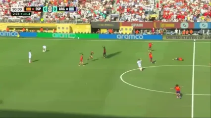 خلاصه بازی اسپانیا 1 - آرژانتین 0
