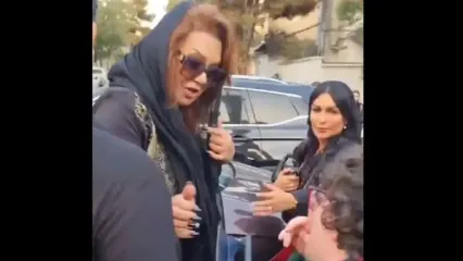 رفتار متفاوت نسرین مقانلو در ختم اکبر عبدی جلب توجه کرد