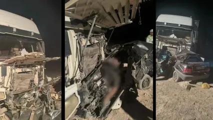 شاخ به شاخ پراید با کامیون در جاده کرمان / 5 جوان در دم جانباختند + فلیم
