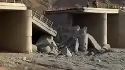 وضعیت جاده بندرعباس به رودان و خودروهای در انتظار