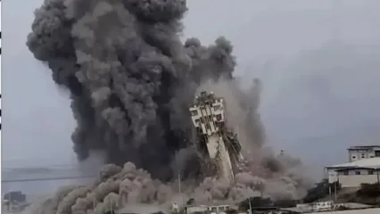 لحظه حمله آمریکا به برج مراقبت چابهار