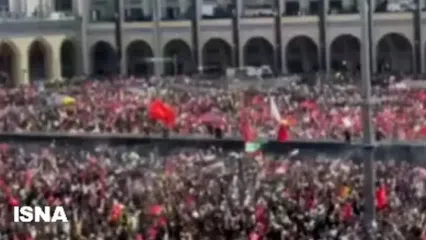 مراسم وداع با رهبر شهید ادامه دارد