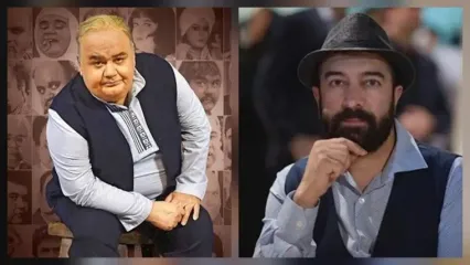 فیلم بغض سنگین و گریه های مجید صالحی هنگام انتقال پیکر اکبر عبدی