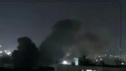 ویدئوی حمله به پل کهورستان در هنگام تردد خودروها