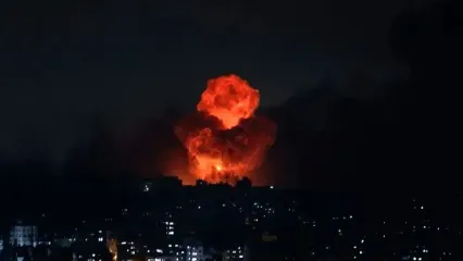 آتش‌سوزی در پایگاه آمریکا در پی حملات ایران