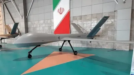 پهپاد شاهد در میدان آزادی تهران مستقر شد