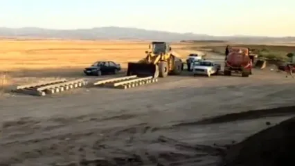 تصاویری از ترمیم خط آهن تهران به مشهد